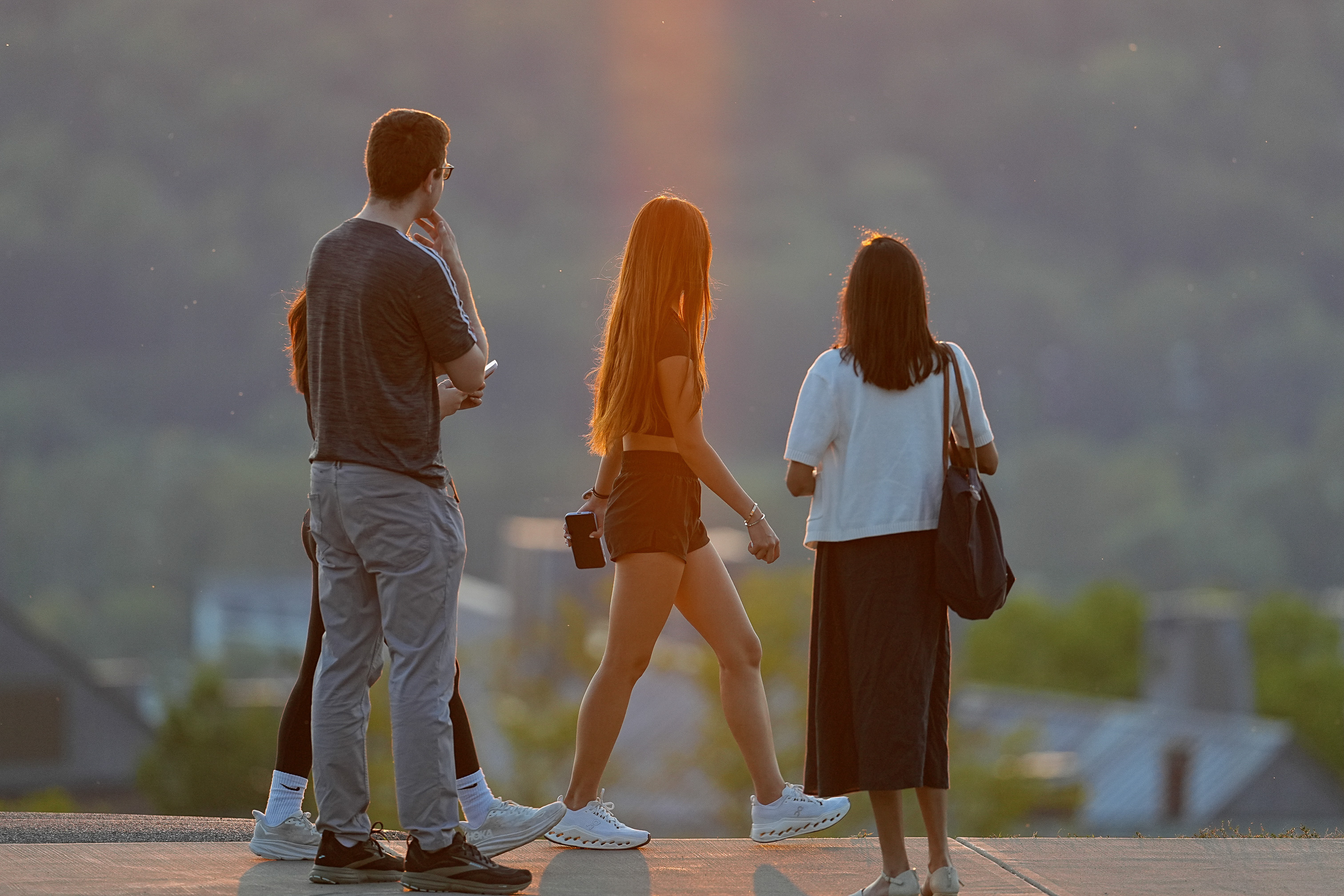 Sunset Time at Cornell Libe Slope
